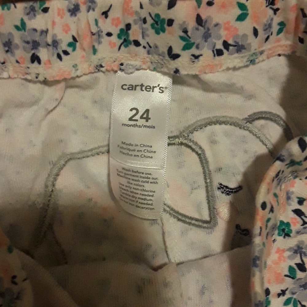 Carter 24 months Floral elephant desig Pants - Picture 4 of 4